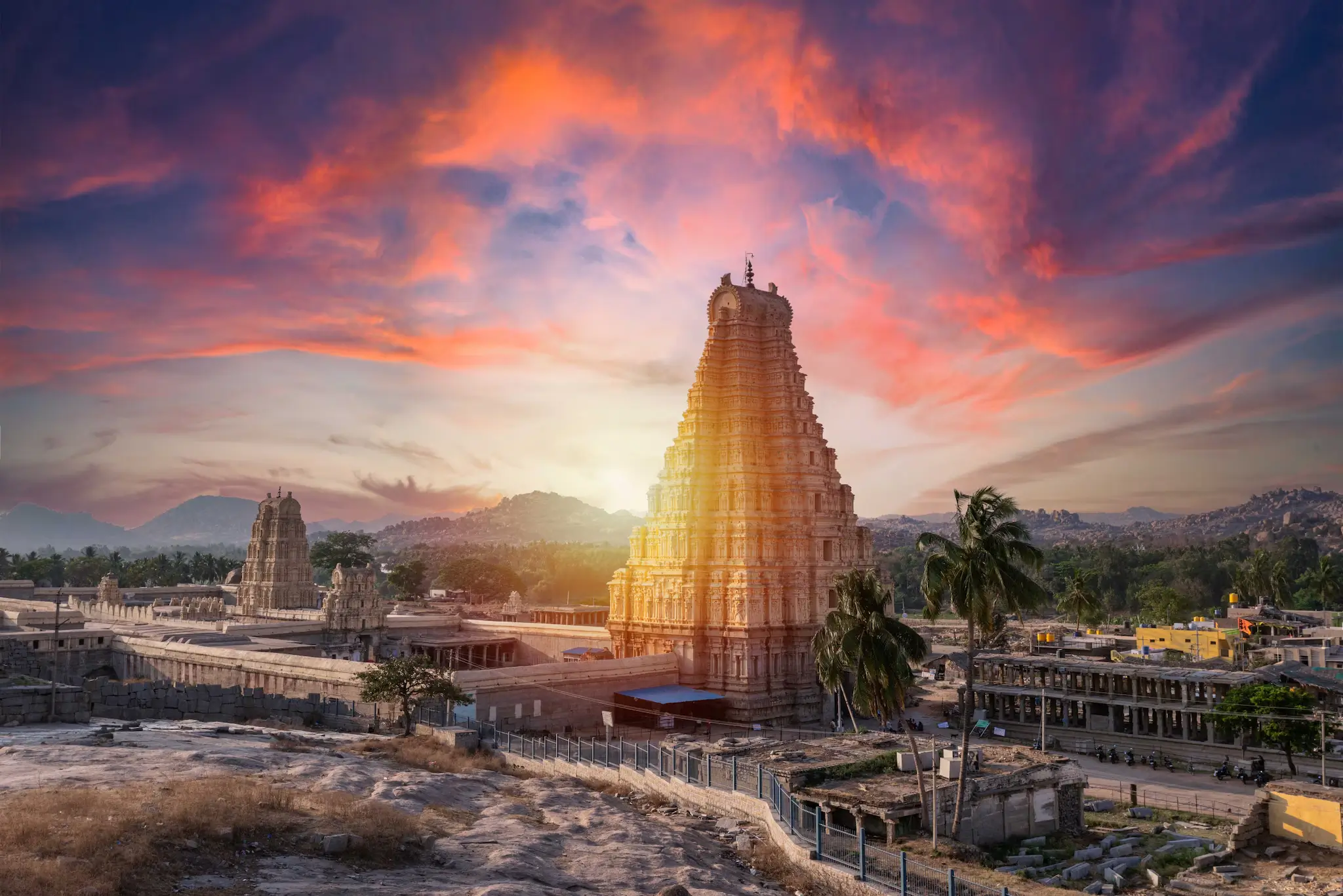 Hampi sightseeing - Virupaksha Temple