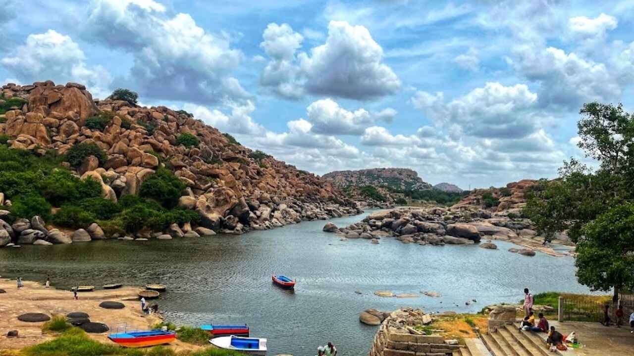 Relax at the Tungabhadra River